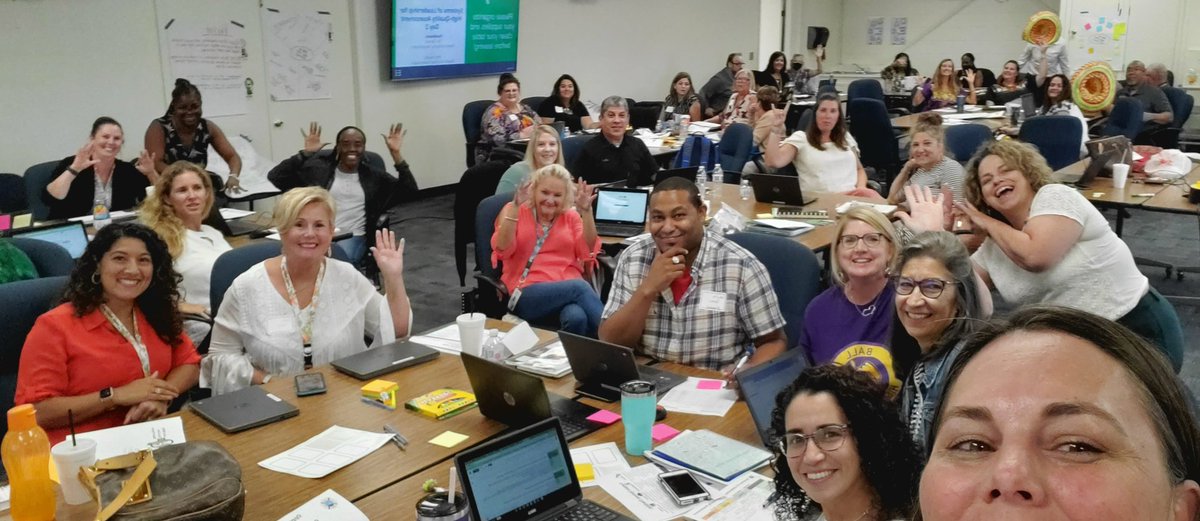 AHavard4's tweet photo. Thankful that @TeriClementEDU and I were privileged to work with the smart, caring, and dedicated leaders of @galvestonisd designing systems for quality assessment that focus on student growth! @E3Alliance #edleaders #agentsofchange #growthmindset #systems https://t.co/JRNakx1LT1