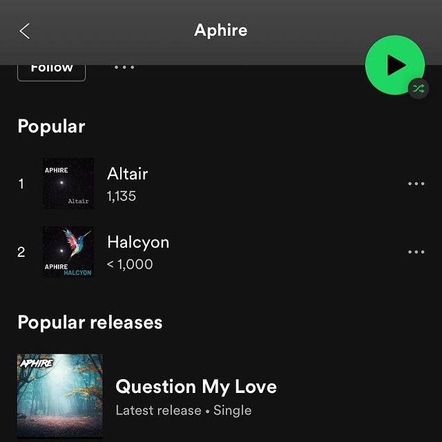 Excited to have a song over the <1000 listens bracket! Thanks to all listeners for your support! :) #dnb #drumnbass #drumandbass #ukmusic #fridayfeeling #spotify