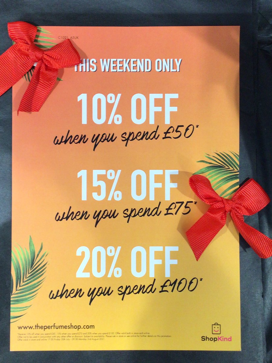 Have you used this weekend’s summer discounts yet? Ending Monday 2nd August ☀️🍓❤️‍🔥 #summerscent21 #summer #chester #theperfumeshop #discount <a href="/TPSPeople/">The Perfume People</a>
