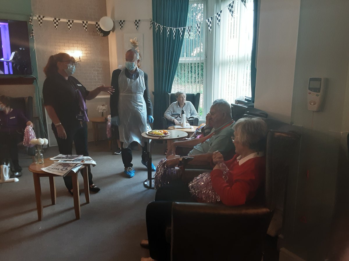 Thank you to @PaulBlomfieldMP for supporting all those at Prior Bank taking part in @AnchorHanover #GetSetCycle yesterday. It was great to welcome you to the home to meet with our residents and colleagues