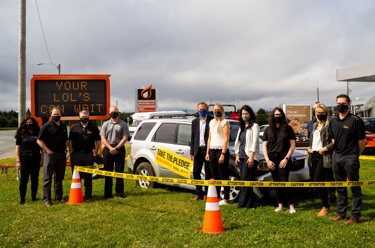 We are proud to partner with <a href="/hickman_group/">Hickman Auto Group</a> to raise awareness about the dangers of distracted driving. The consequences of distracted driving are real. Don’t let it happen to you, #TakeThePledgeNL, visit iwilldrivesafe.ca &amp; #ParkYourPhone.