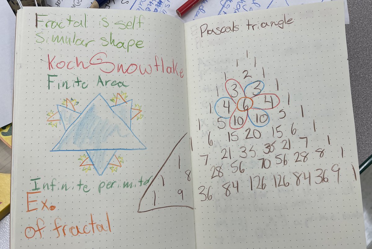 dbarman's tweet image. Lots of #mathisfun @accel_ncssm @ncssm this morning so far incl fun LCM/GCD techniques, Pascal’s Triangle, proof of infinitude of primes, #historyOfMath, fractals, and more! #mtbos #iteachmath #mathiseverywhere