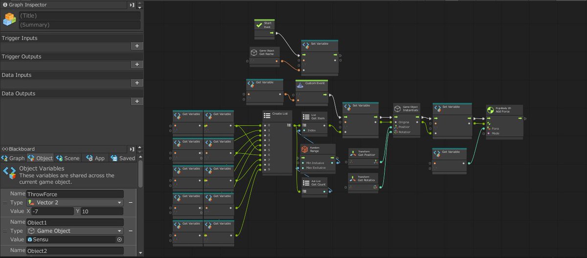 SternfeldStudio's tweet image. なんか宇宙戦艦みたいに見えてきた
#Visualscript #ビジュアルスクリプト #Unity #ゲーム開発