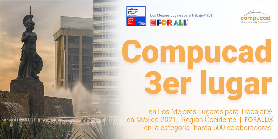 _Compucad's tweet photo. Orgullosamente somos 3er lugar de las #MejoresLugaresParaTrabajar en la región occidente.
Estamos comprometidos con el bienestar de nuestros colaboradores, por eso resulta importante que, de manera externa, nos confirmen que vamos por el camino correcto.
#OrgulloCompucad https://t.co/gqLeplWFBX