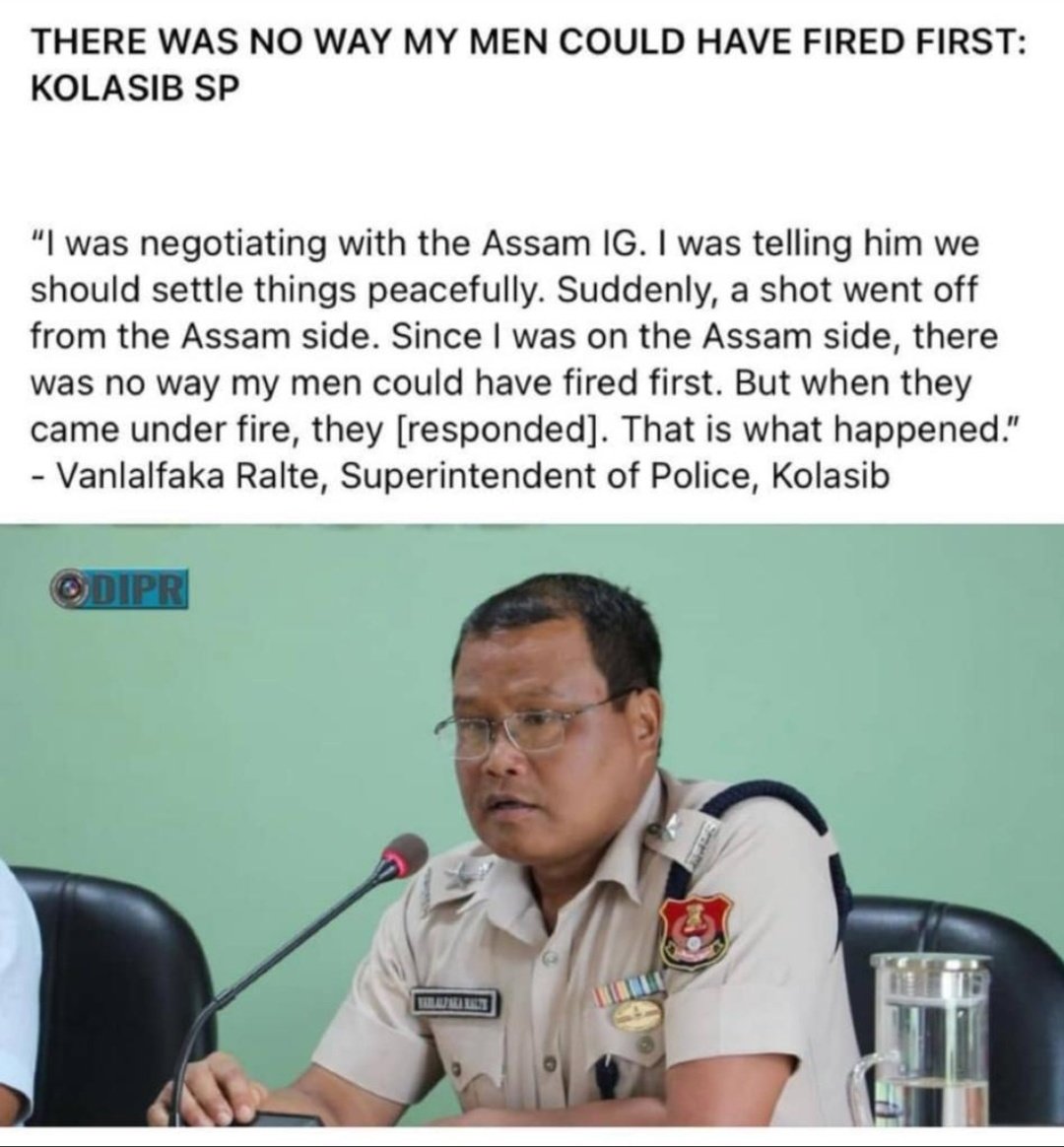 xxNeoGotMyBackx's tweet photo. They came armed,causing disruption on our land and while our brave kolasib sp was negotiating on the assam side, they start shooting at citizens. Tell me why would they shoot first when their Sp was on the other side. It was self defense #supportmizorampolice https://t.co/qxDvKr7BiD