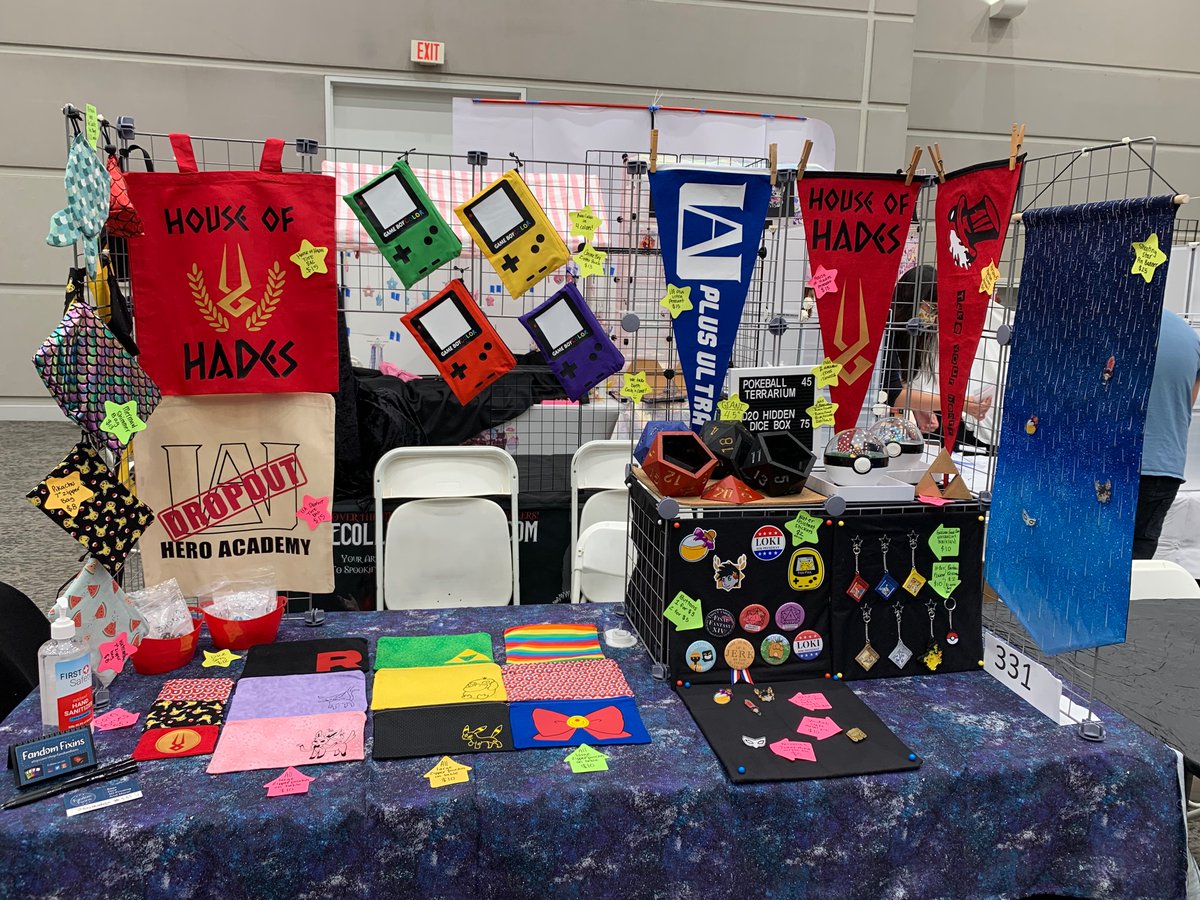 Barbtweetshere's tweet photo. Baby’s first artist alley! I’m super excited to be tabling at Animanga this year (table 331)! If you happen to be coming to the con please check us out! https://t.co/A1MFEkWeeW