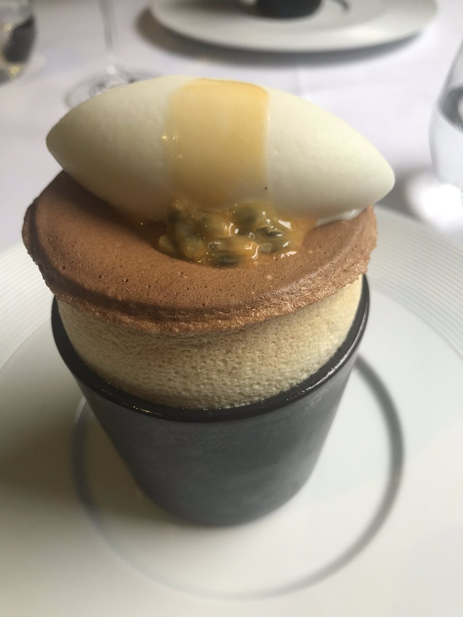 Great to be back at @OnePicoDublin...but even more reassuring to find that the best soufflé in Dublin is still on the menu! #OnePico #PassionFruitSoufflé #VelvetCloudYogurtSorbet #LastDayOfTermLunch @_eamonnoreilly