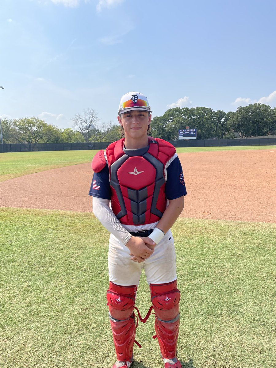 .@ntxtourney F: <a href="/DTigerBaseball/">Dallas Tigers</a> Myles 12, UBC 17U Counts 8
PoG: <a href="/ClayPayne14/">Clay Payne</a> 2-3, 2B, HR, 5 RBI, R
Notable: <a href="/ngrayy04/">Nick Gray</a> 2-2, 2B, 3 RBI, BB