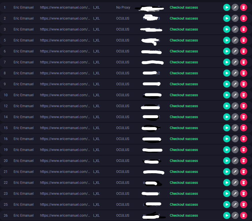 very nice 🎥
bot - @soleaio @soleaiosuccess 
proxies - @OculusProxies @OculusSuccess 
groups - @aycdio @CarbonMonitors