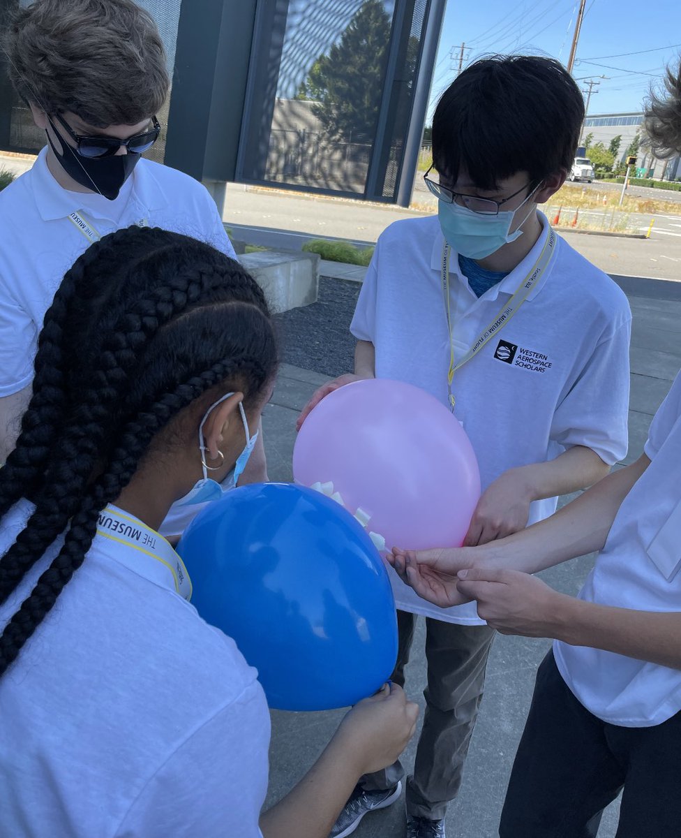 WASWhiteTeam's tweet photo. Team WHALE had fun doing the rocket challenge! #WAS #WHALE #Rocket https://t.co/k8AyxfFZN6