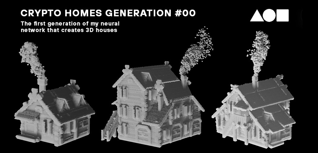 Hi guys! Here's my new experience of setting up my neural network. It's not easy. But it's already showing impressive results. You might not see generation 00 again - it's unique! 
ONLY  in 3D
foundation.app/@vister

@withFND! #NFTS #3DNFT #nftart #NeuralNetworks #3D #cryptoart