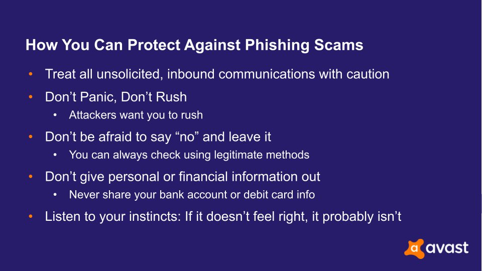 Avast's tweet image. Here&apos;s some useful tips from @ChristopherBudd on how to protect yourself from #FluBot and other mobile #phishing attacks:
➡️Be a sceptic. 
➡️Verify the information. 
➡️Do not click on links in SMS messages. 
➡️Only install apps from the official app stores.
#AvastCyberhoodWatch
