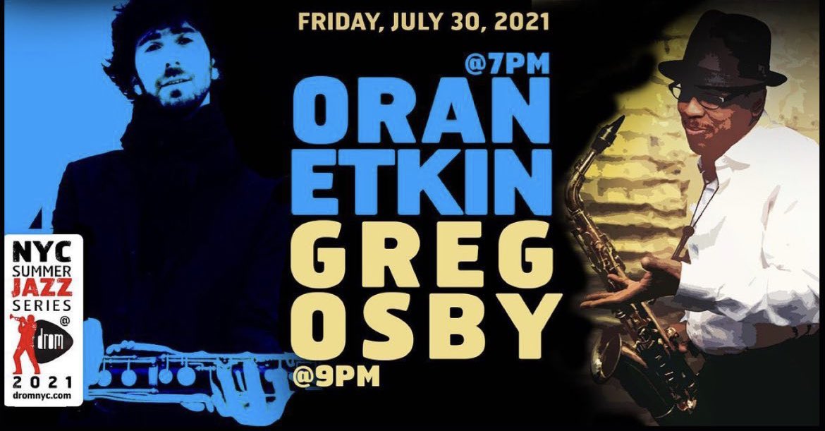 Tonight NYC 7pm: debut of Open Arms Project with #TyshawnSorey <a href="/sasha_berliner/">Sasha Berliner</a> &amp; #PabloMenares 7pm double bill with <a href="/gregosby/">Greg Osby</a> 4tet. Tix at dromnyc.com