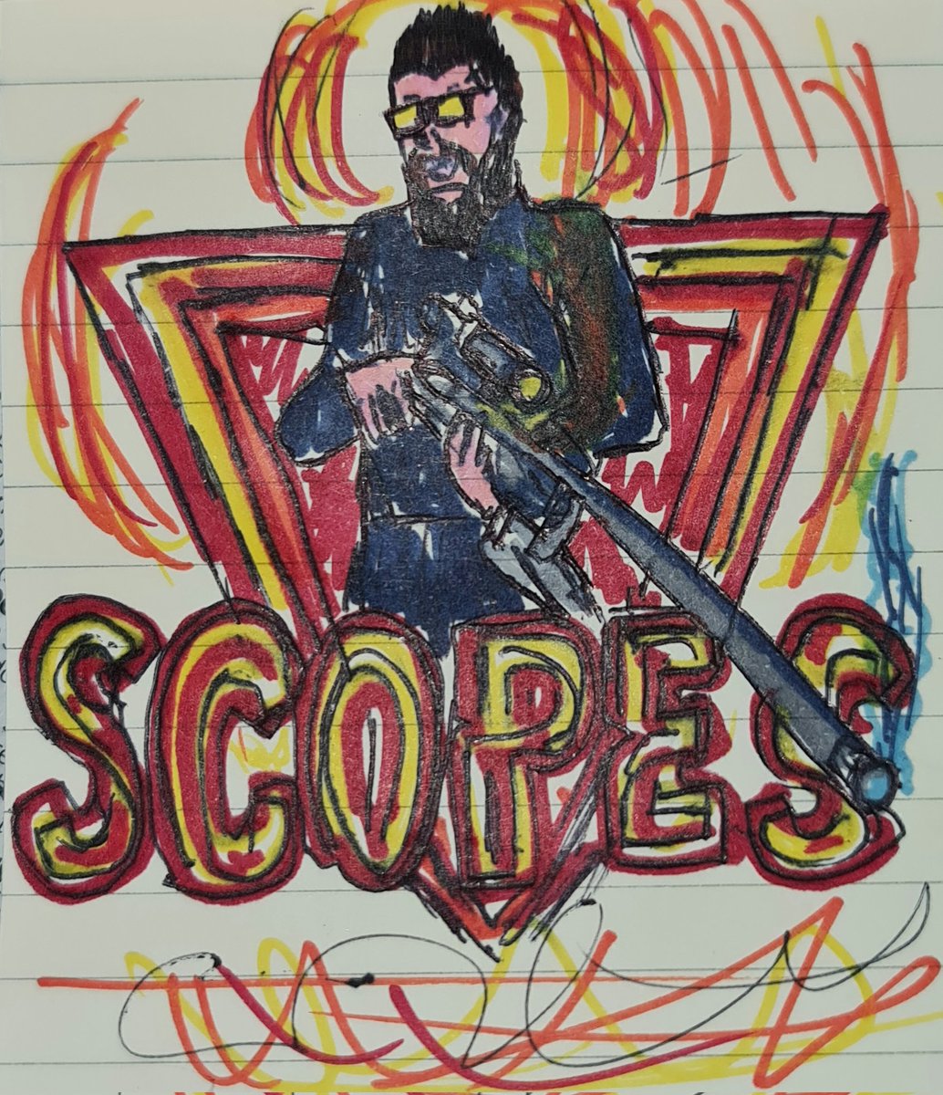 Brassylassy's tweet image. Scopes will keep an eye on the target.  😁
#CRAWLorDIE2 #COD2 #TANKarmy #Scopes #DoodleDiane #FanArt