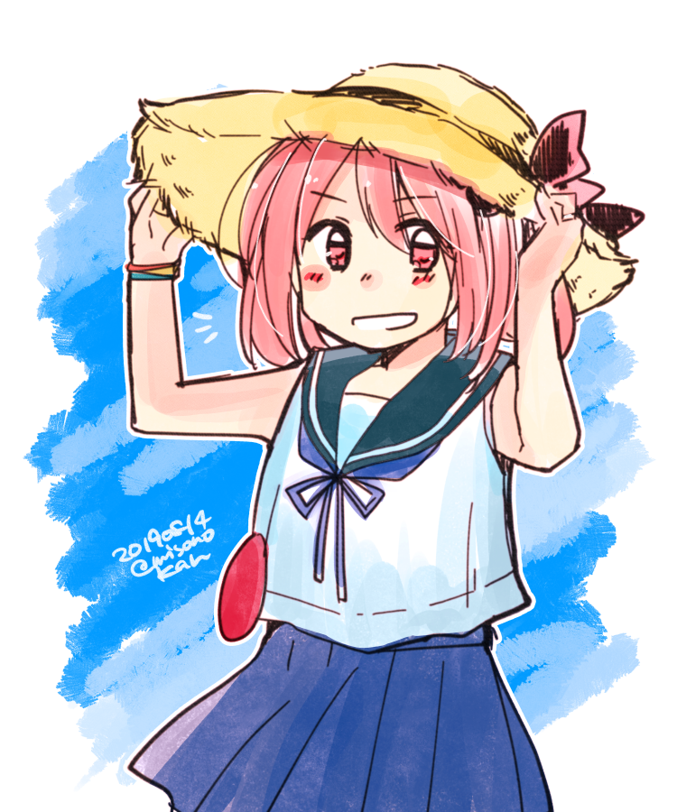 漣(艦これ) 「さざなみさん真夏mode(再掲) 」|みその🍥休憩中🐰🍓🌸のイラスト