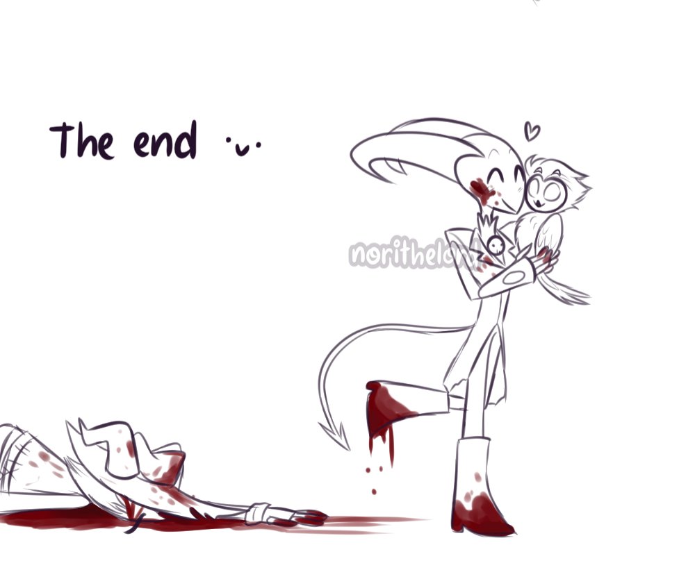 NoriTheLord's tweet photo. He protec :>

#helluvaboss #helluvabosscomic #HelluvaBossFanart #helluvabossstolas #stolas #striker #blitzo #fanart #owlstolas #stolitz https://t.co/0gRxJJUunm