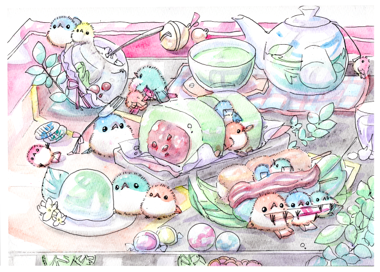 クレイン 和菓子鳥菓子 イラスト 鳥 T Co Yezmivmvle Twitter