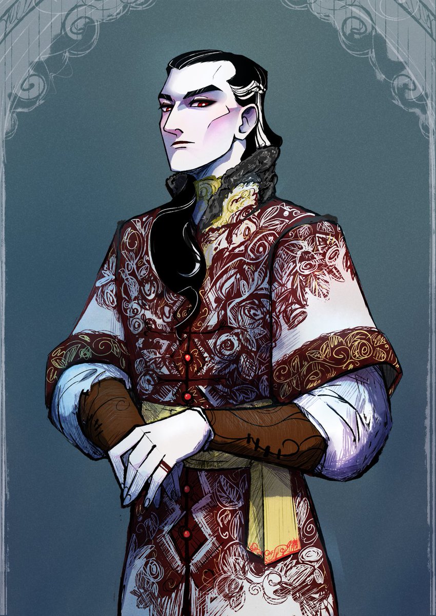 oldworldbird's tweet photo. I've uploaded this only to my Tumblr so far, but I guess it's the best time to show it here, too. This world needs more Slavic CoS
#Strahd #curseofstrahd #DnD #Strahd_von_Zarovich https://t.co/aEXk3MbJ3V