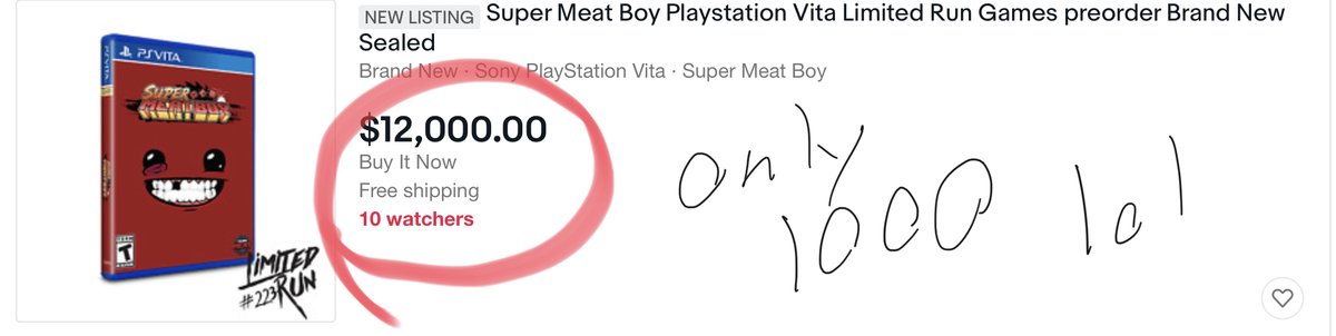 duneking1's tweet photo. @GlitchLizrd @johnblueriggs @LimitedRunGames Found one guys.   Happy bidding. https://t.co/8rSq079oEJ