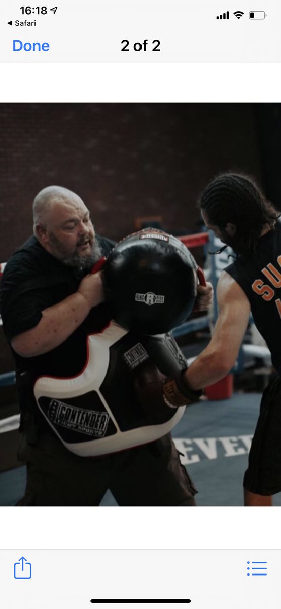sloneart's tweet image. Working hard in the gym with @trboxing new signing #Nico #NicoAliWalsh @NicoAliX74. Professional debut #Aug14 live on @espn . Teaching him that #JoeFrazier left hook, head trainer #SugarHillSteward teaches the #Kronk magic. Somethings special about this kid, maybe bloodline?.