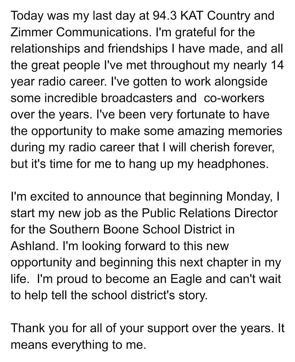 MattSharpMedia's tweet image. Life/Career Update: