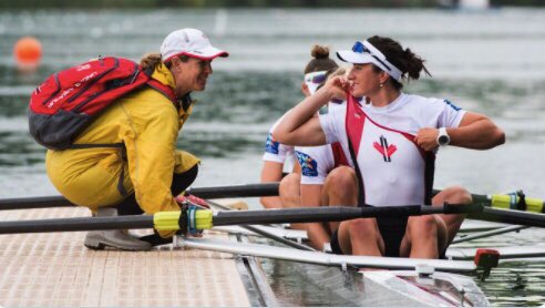 Where did that gold come from? 9 great rowers and an incredible coach!! Michelle Darville. It takes great leadership, understanding&amp;talent to keep a crew that races backwards moving forward, synchronously towards a common Olympic goal. @Darvill_rowing <a href="/rowingcanada/">Rowing Canada Aviron</a> <a href="/TeamCanada/">Team Canada</a>