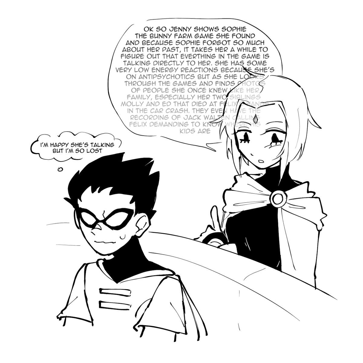 i can only draw teen titans i cant draw anything else anymore 
