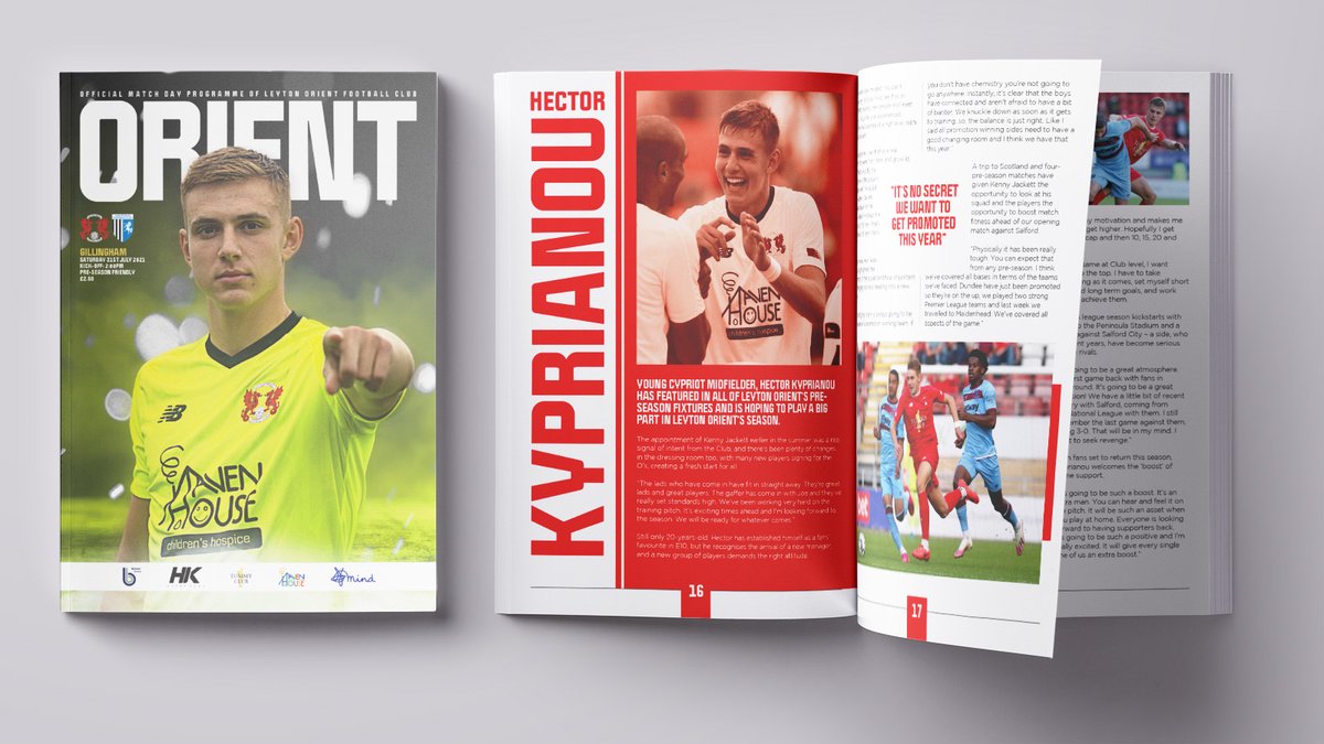 📚 Our latest match day programme features an exclusive interview with O's midfielder, Hector Kyprianou... 👀 Oh, while you're here, retweet for a chance to win a copy signed by the man himself, @hectorkyp! #LOFC #OnlyOneOrient