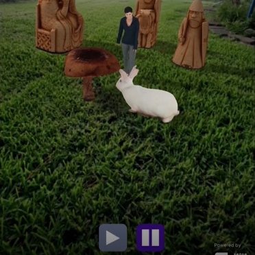 zyntropics's tweet photo. Yup, it's a real rabbit...the essence of volumetric video is to keep it real, right? Of course, it's also OK to add some FX along the way... https://t.co/NxANAbFuXf