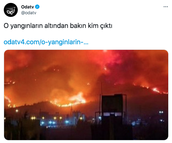 Orman yangınlarının altından kimse çıkmadığı, hatta Süleyman Soylu bile "sabotaj bulgusu yok" dediği halde Kürtleri işaret eden bu haber de Konya'da yaşanan katliamın taşlarını döşemişti.