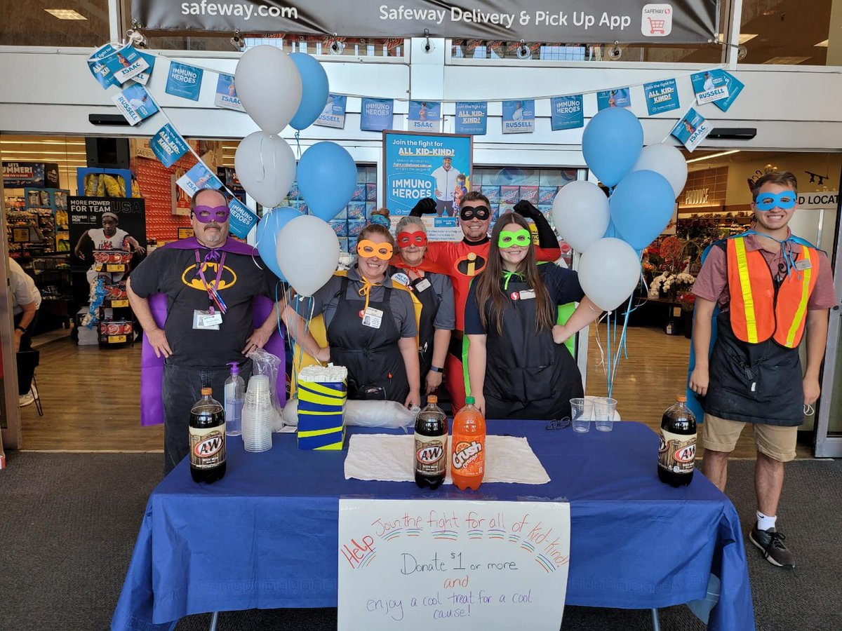 Today is the LAST day to help us hit our goal to support @seattlechildren immunotherapy treatment program!

If you'd like to join us, you can donate at checkout at participating @Safeway @Albertsons or online at give.seattlechildrens.org/give/341582/#!…

#ImmunoHeroes 🙌