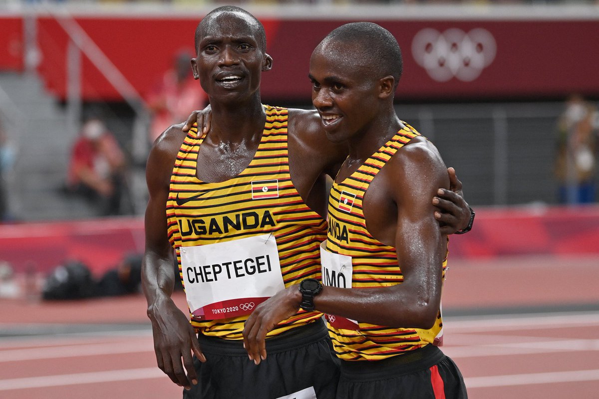 I’m very grateful for today’s silver medal at the Olympic Games 10,000m. I want to thank everyone for supporting me all the way!! 🙏🇺🇬

I’m still dreaming for the Olympic title! See you soon for the 5000m on Tuesday! 👊

#Athletics #Tokyo2020
📸 <a href="/WorldAthletics/">World Athletics</a>
