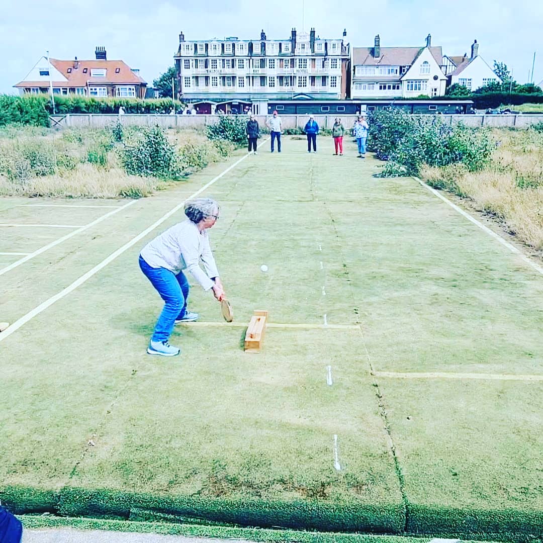 leonlumba's tweet photo. After all the hard work of clearing the lawn at Cliftonville bowls club it was great to see (CLARA) #Cliftonville Active Retirement Association back doing what they love They've not met for 18mths! https://t.co/ElMgCoMIKV
