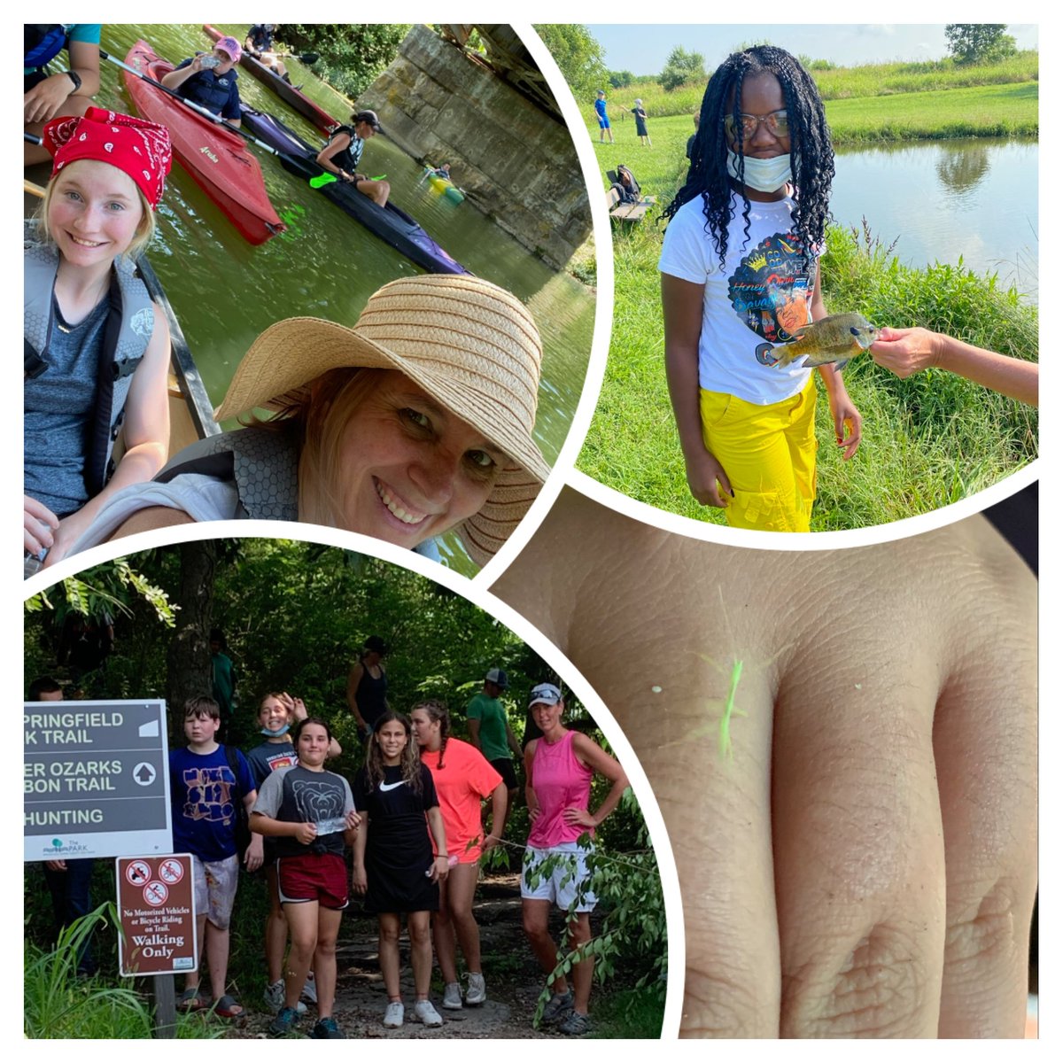 ReedAcademy1's tweet photo. Fun times in Outdoor U this July! Students visited the Springfield Nature Center, Missouri Dept. of Conservation pond in Bois D'Arc and Lake Springfield. Thank you to our community partners for helping to make these experiences possible. #ExploreSPS https://t.co/1B2hAoOLg1