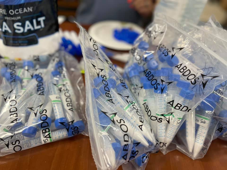 UTHSNation's tweet photo. UTHS Staff preps science lab kits for our virtual students. School begins August 23rd! Learn how you can enroll for FREE virtual learning here: https://t.co/Xt2xybY16l https://t.co/szyB6IvA3t