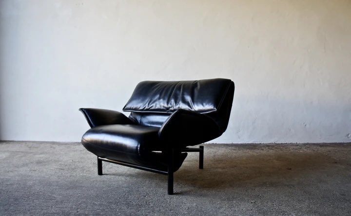 veranda lounge chair by vico magistretti, 1983