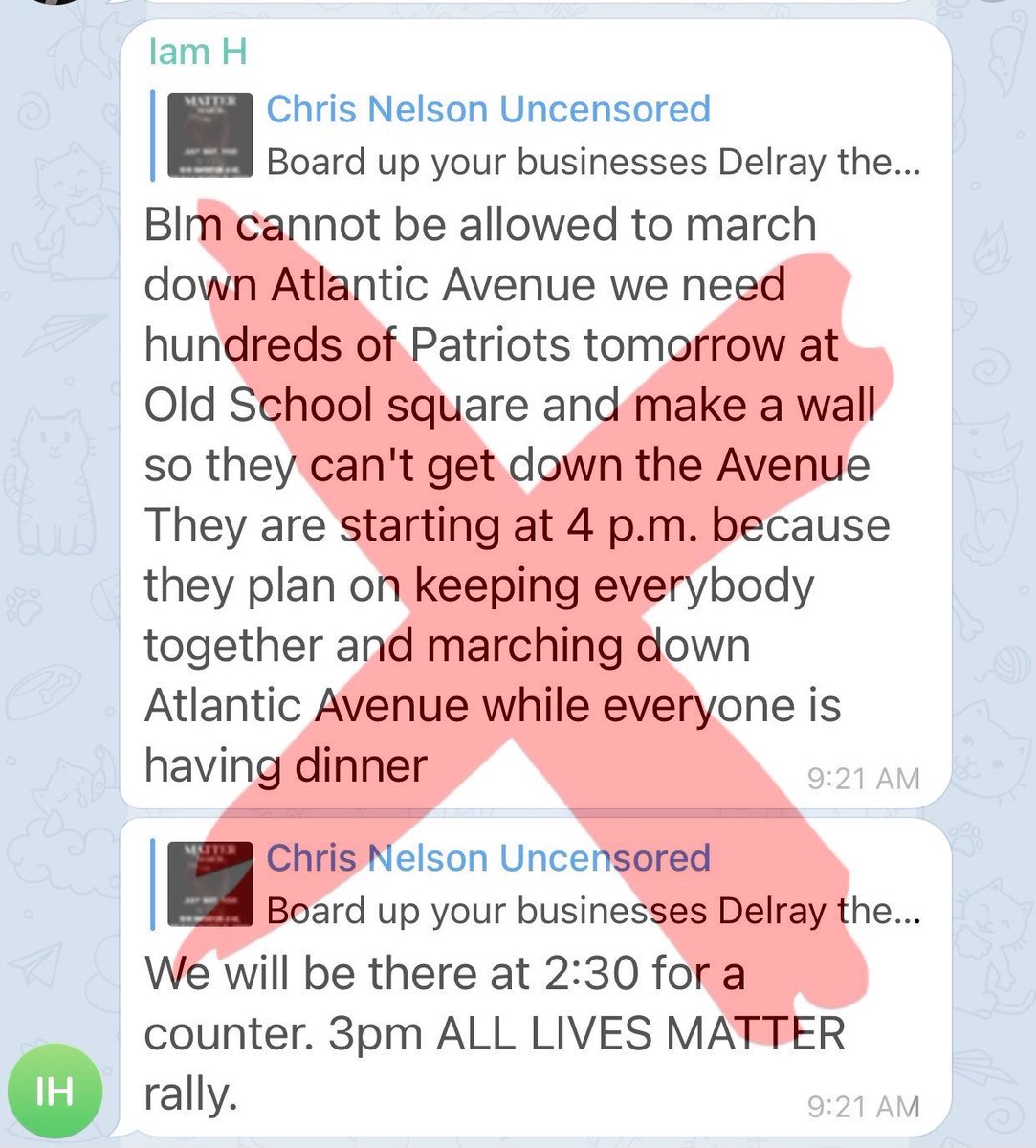 🚨 #ALERT 🚨 Support is needed! 

Far-right + Proud Boys are threatening to disrupt a #BlackLivesMatter rally in Deraly Beach, FL tomorrow July 31 at 4pm. 

Given recent events and their words, there’s a potential these comemierda fascistas feel embolden to use violence.