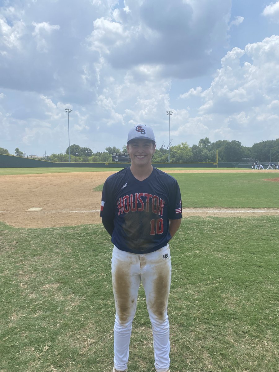 ￼.@ntxtourney F: Off Season Baseball 16U 10, DFW Suns Cardinals 0
PoG: <a href="/colin_sloan10/">Colin Sloan</a> 2-3, 4 RBI
Notable: <a href="/MatthewEvans_23/">Matthew Evans</a> 2-2, 2R
<a href="/ParkerHankins3/">Parker Hankins</a> 2-2