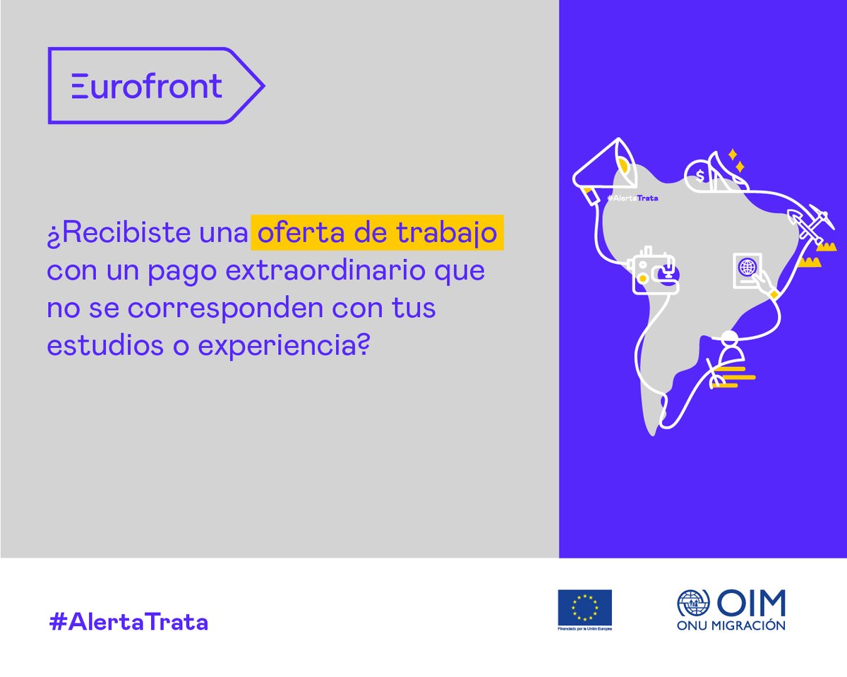 UEenColombia's tweet photo. ¿Sabías que la trata de personas afecta principalmente a las mujeres y las niñas? 

Las mujeres representan el 69% de las victimas detectadas en América del Sur y las niñas el 5%. La mayoría de ellas con fines de explotación sexual #DíaMundialContraLaTrata https://t.co/u7VXDSYs5S
