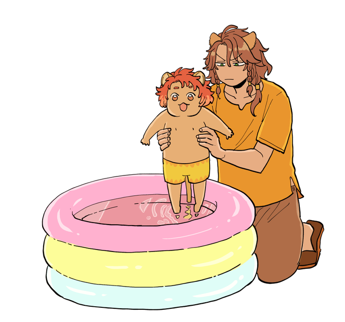 「wading pool」 illustration images(Latest｜RT&Fav:50)