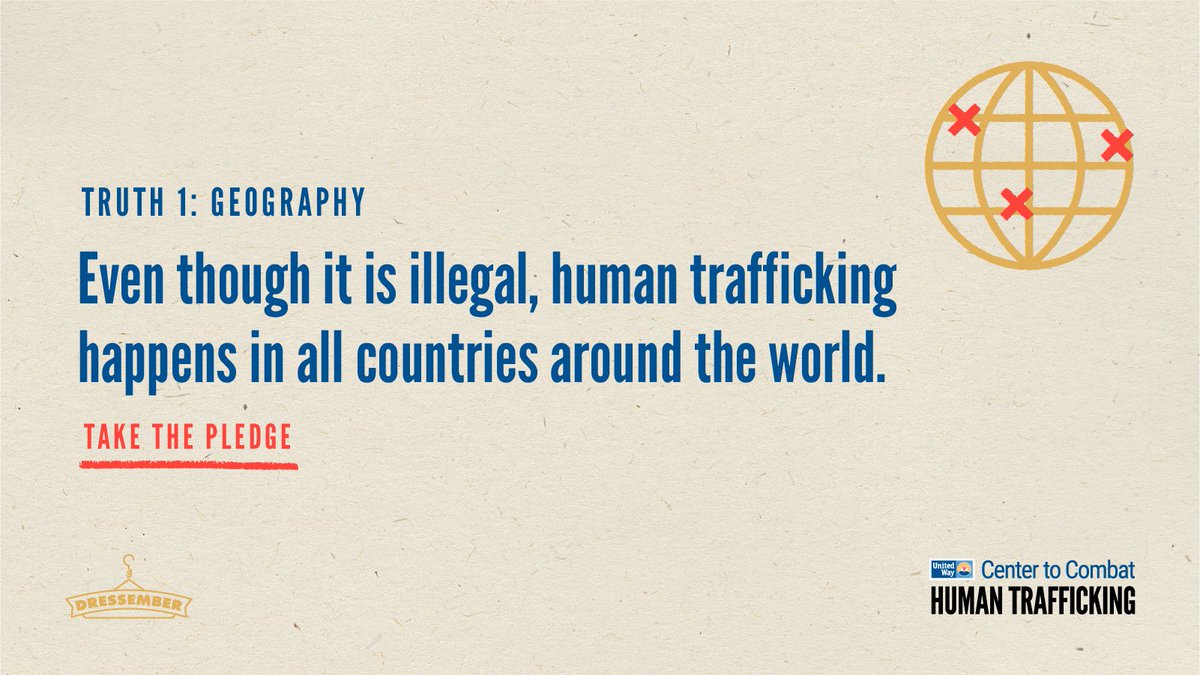 True or false? Human trafficking can happen to anyone no matter where they live. #True Check out more myths and facts about #humantrafficking here: unitedway.org/blog/busting-h… <a href="/unitedway/">United Way</a>