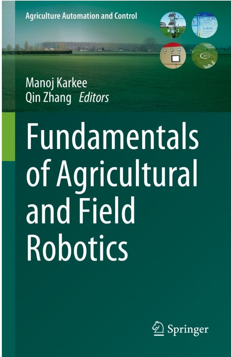 My first edited book (with <a href="/WazzuCpaas/">WSU CPAAS</a> director Qin Zhang): A reference/textbook on cutting-edge agricultural/field automation and #AgRobotics is now out and can be ordered from the following.. 

amazon.com/Fundamentals-A…

barnesandnoble.com/w/fundamentals…

springer.com/us/book/978303…