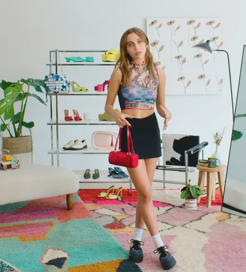 ModernGurlz on X: in love with these emma chamberlain outfits in the vogue  7 days video  / X