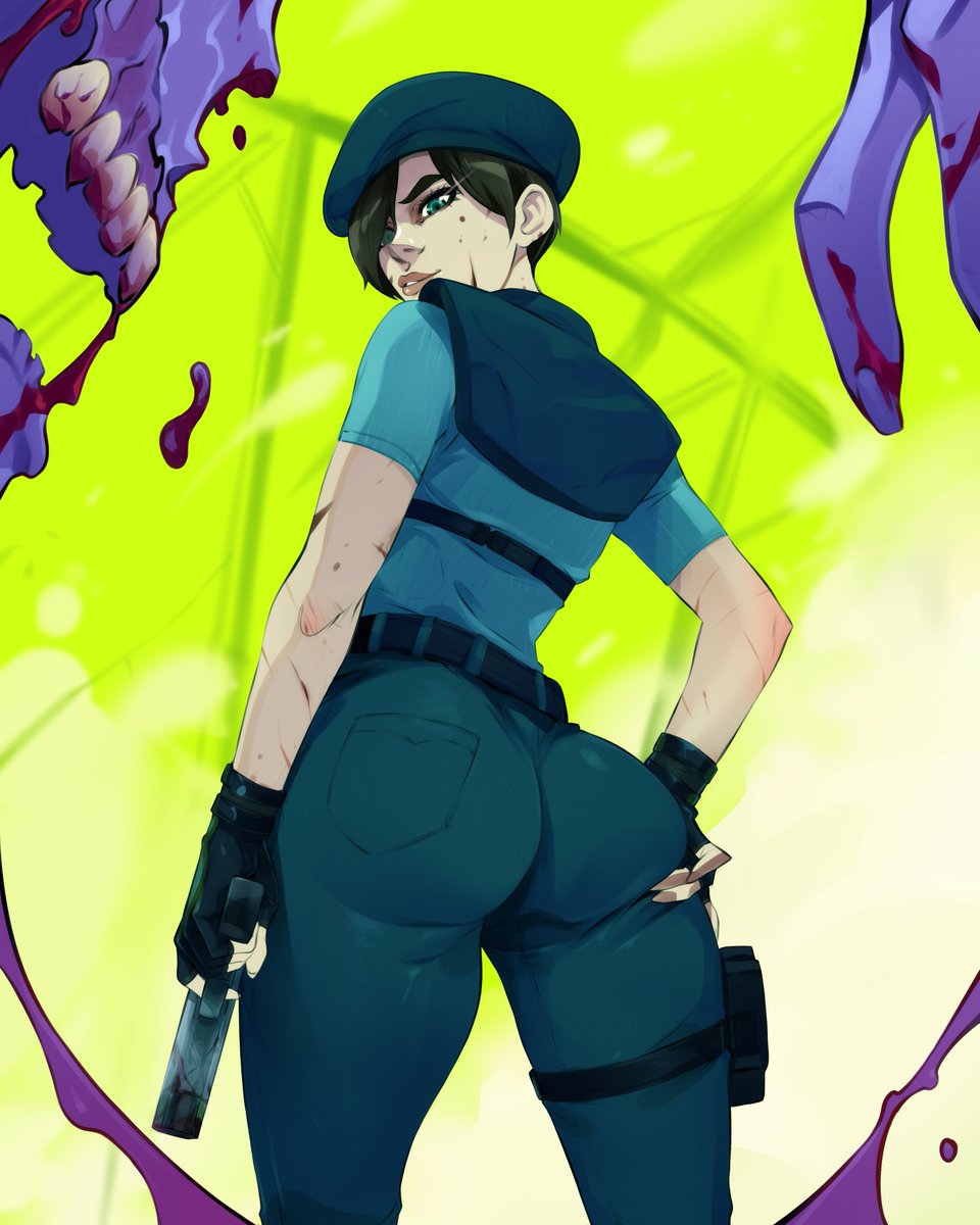 sadndirty's tweet photo. eat ma shorts 
#JillValentine #ResidentEvil https://t.co/WhS3Ymr61b