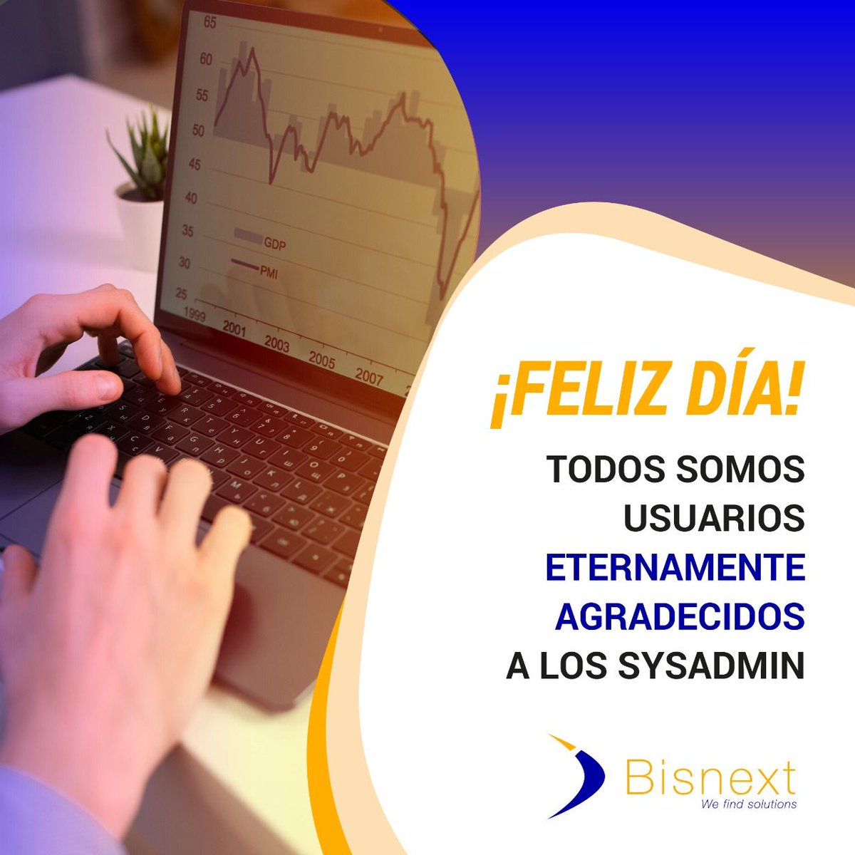 Bisnext_UY's tweet photo. Feliz día a quienes se aseguran de que nuestros sistemas estén siempre funcionando, a quienes recurrimos día y noche buscando conocimiento y soluciones 🧑💻
#sysadmin #systemadministration #happysystemadminday #bisnext #systemadministrator https://t.co/cP1kTo5W6K