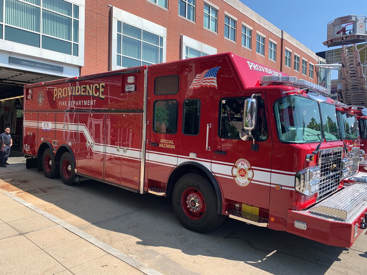 I’m proud to deliver federal funds to help Providence FD upgrade their fleet with modern trucks &amp; equipment that enhance public safety &amp; help our dedicated firefighters do their jobs effectively &amp; efficiently.