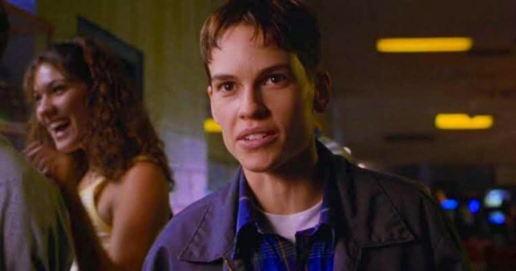 Happy birthday Hilary Swank. I was very moved by her brave performance in Boys don t cry. 