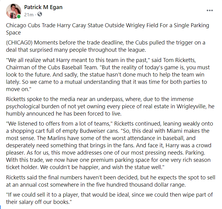 Patrick_M_Egan's tweet photo. @HeyTweetHarry @thekapman @LaurenceWHolmes @leilarahimi @DavidHaugh @ChuckGarfien 
#ChicagoCubs #RizzoForever #Rizzo #RizzoTrade https://t.co/BFZYWkACBa