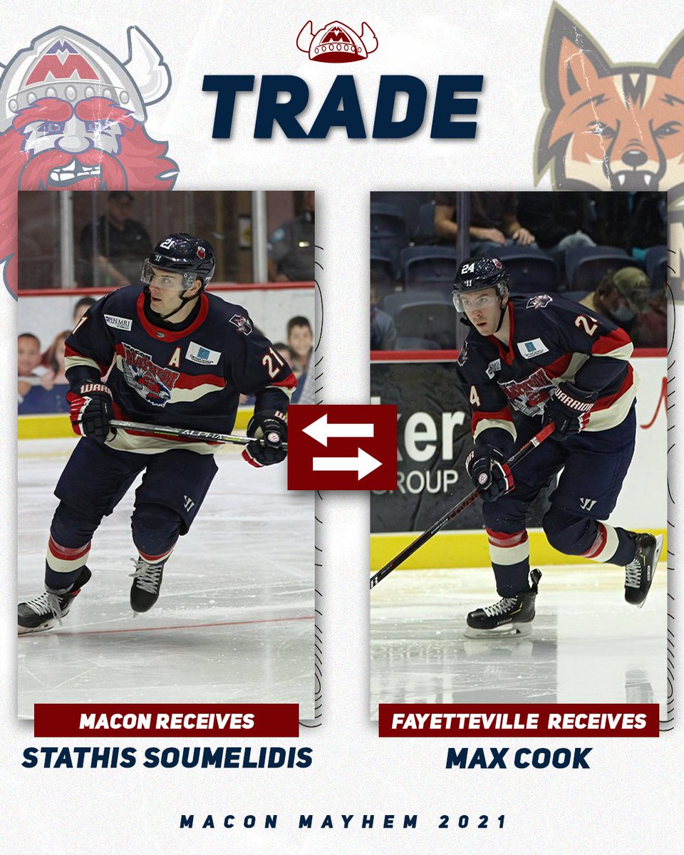 MaconMayhem's tweet photo. Mayhem Reacquire Fan Favorite Soumelidis

📝: https://t.co/M4dNRZcPdf https://t.co/RSjbfs9Byn