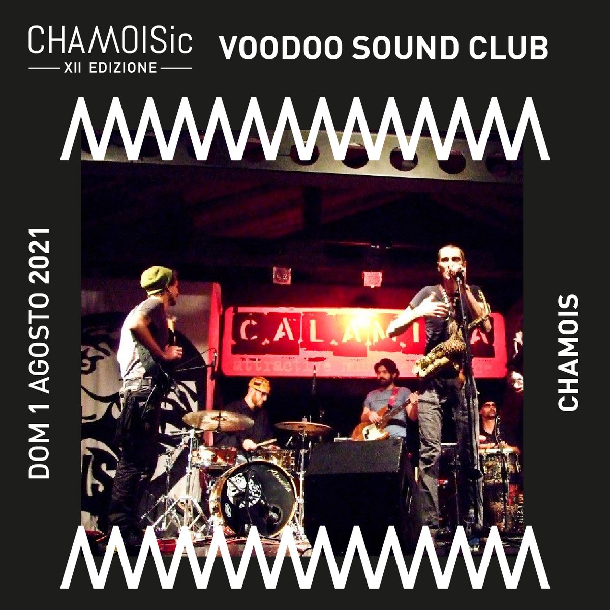 Words & More - parole e altro! (@wordsandmore1) on Twitter photo → Domenica 1 agosto 2021 alle ore 16.30 a Chamois (Aosta) Voodoo Sound Club (Gugliemo Pagnozzi, Davide Angelica, Alessandro Altarocca, Salvatore Lauriola, Gaetana Alfonsi, Danilo Mineo). (TW: <a href="/Chamoisic/">CHAMOISic Festival</a> - FB: @chamoisicfestival – IG: #1agosto
ilsalottodicecisimo.com/voodoo-sound-c… → Domenica 1 agosto 2021 alle ore 16.30 a Chamois (Aosta) Voodoo Sound Club (Gugliemo Pagnozzi, Davide Angelica, Alessandro Altarocca, Salvatore Lauriola, Gaetana Alfonsi, Danilo Mineo). (TW: <a href="/Chamoisic/">CHAMOISic Festival</a> - FB: @chamoisicfestival – IG: #1agosto
ilsalottodicecisimo.com/voodoo-sound-c…